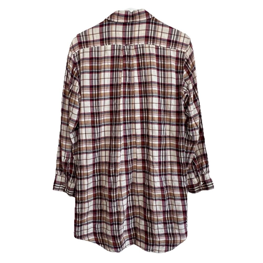 Organic By John Patrick Tunic Button Down Shirt D… - image 3
